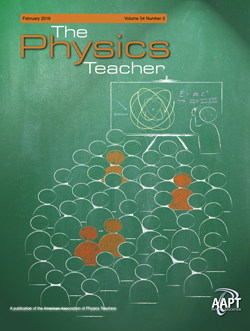 February 2015 cover of The Physics Teacher