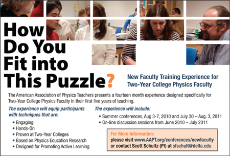 New Faculty Training Experience for two-year college physics faculty
