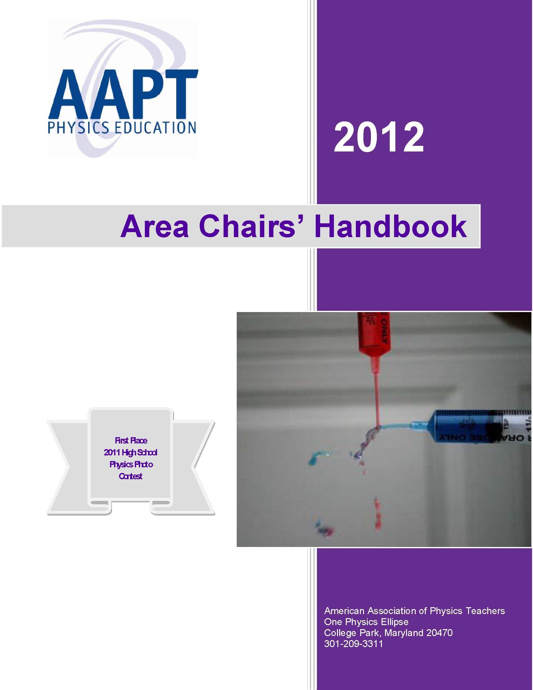 2012 Area Chair Handbook