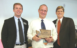Tom Haff receives award