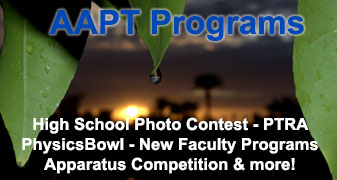 AAPT Physics Programs High School Photo Contest