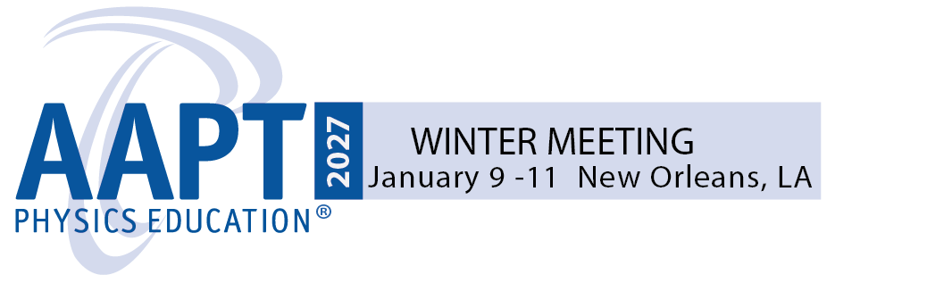 AAPT Winter Meeting 2027