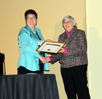 Sharon Roselle, 2014 SPS Outstanding Chapter Advisor