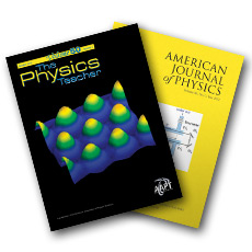 AAPT journals, The Physics Teacher and American Journal of Physics