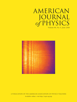 June 2018 issue of American Journal of Physics
