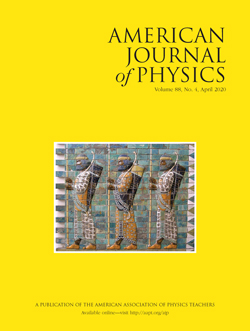 American Journal of Physics April 2020