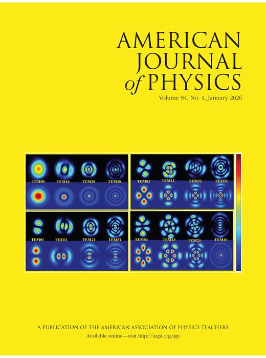 January 2026 AJP Cover image