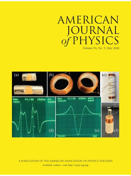 May 2026 AJP Cover image