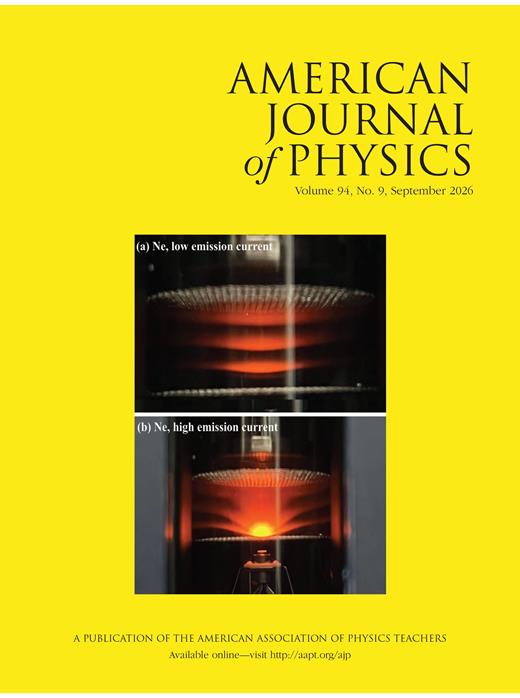September 2026 AJP Cover image
