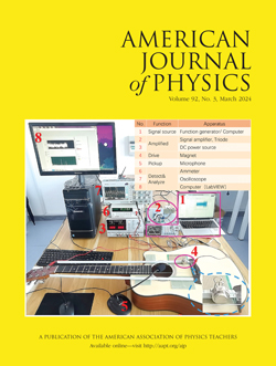 American Journal of Physics March 2024