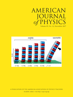 American Journal of Physics, December 2017, Volume 85 Number 12