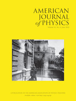 June 2023 issue American Journal of Physics