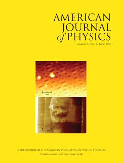 June 2016 issue, American Journal of Physics