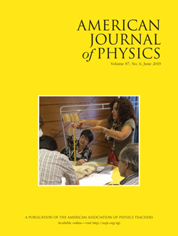 June 2019 issue of American Journal of Physics