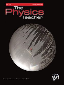 May 2016 issue, The Physics Teacher