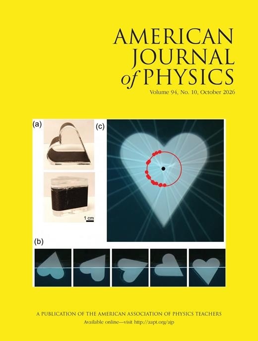 October 2026 AJP Cover image