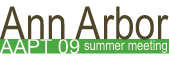 AAPT summer meeting 2009 in Ann Arbor, Michigan logo