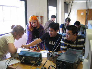 U.S. Physics Team in class